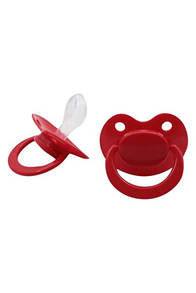 AYDA STORE Stres Giderici Kırmızı Renk Yetişkin Emziği