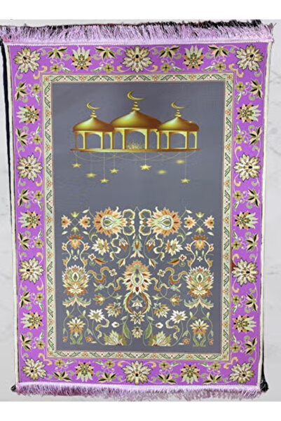 Raffine Embroidered Muslims Prayer Mat For Eid And Ramadan Eid Hajj Or Umrah
