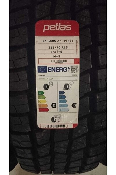 Petlas 255/70 R15 TL 108T (M+S) EXPLERO A/T PT421 DÖRT MEVSİM SUV LASTİĞİ 202...