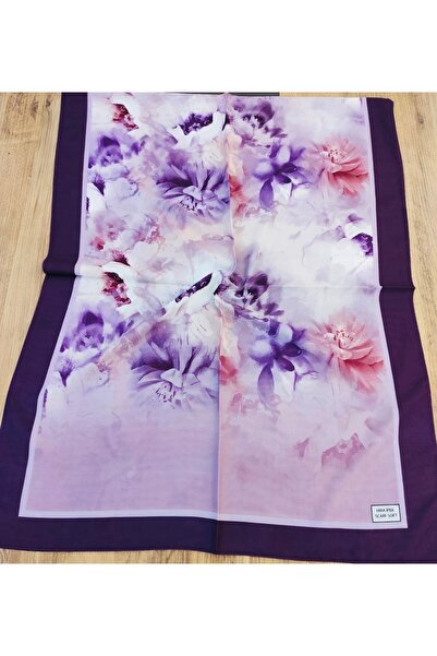 Hira İpek Scarf Soft Gül Desen Şal