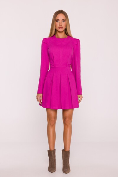 Made of Emotion Flared dress with deep pleats