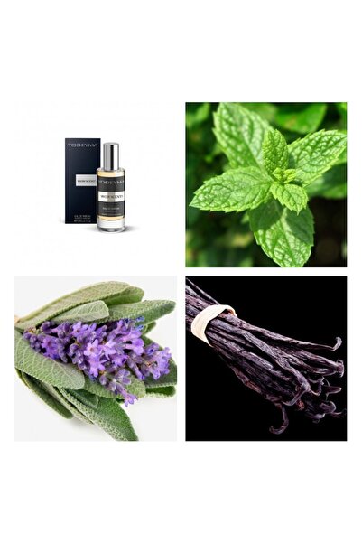 Yodeyma Wow Scent! Apă de parfum pentru bărbați, note de mentă, salvie și vanilie, 15 ml