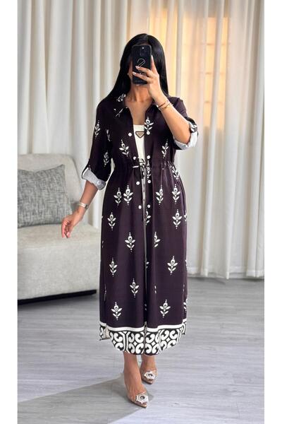SELSAL White dress with a midi cardigan