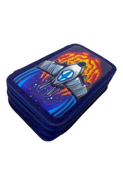 OEM Pencil case equipped with 34 pieces, 3 compartments, for boys, PNB04