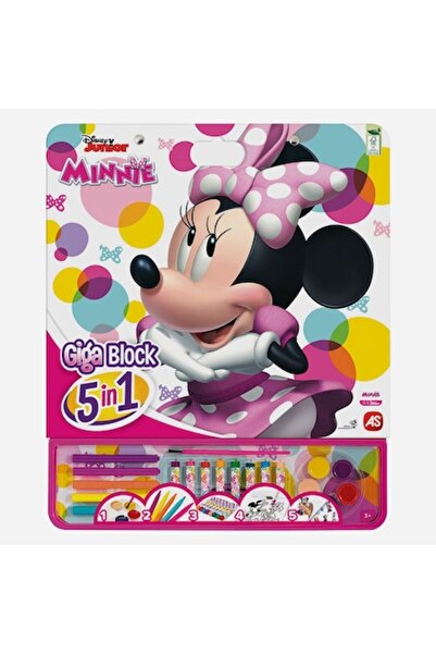 SHOPIENS Set de Colorat, AS, Giga Block Minnie, 5 in 1, Multicolor, Dimensiuni 35x1x42cm, MYONNA IT & E- COMM