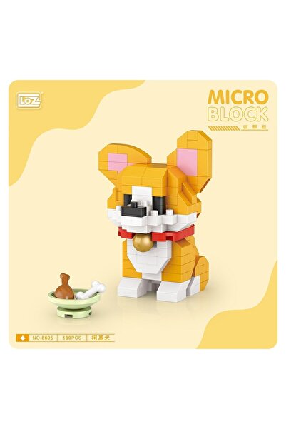 Loz 8605 Micro Block - Corgi Dog Patterned Bag