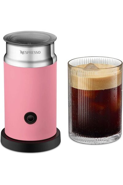 Nespresso Limited Edition Aeroccino 3 Milk Frother, Pink 240ml