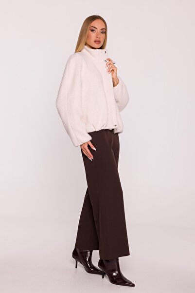 Made of Emotion Short jacket made of coat-like knit fabric