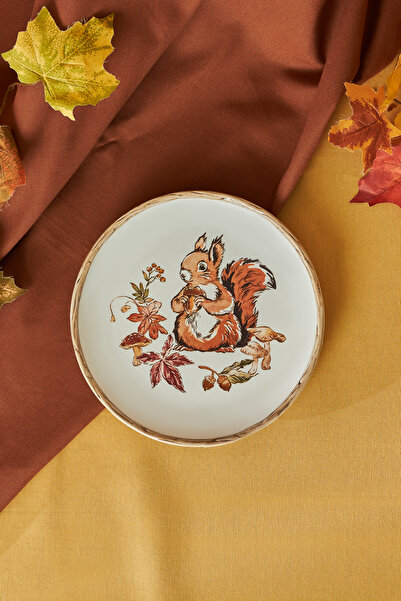 Karaca Cozy Sincap Pasta Tabağı 21 cm