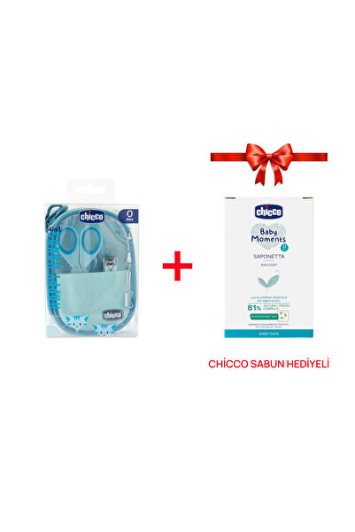 Chicco Bebek Tırnak Seti Mavi Sabun Hediyeli Set