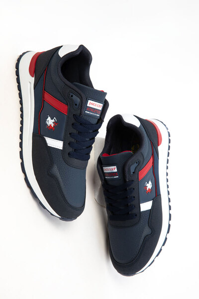 SOHO Marineblau-Rot Herren Sneaker 20829
