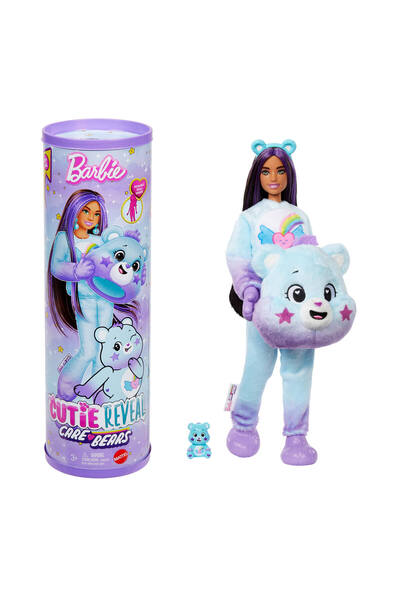 Barbie Cutie Reveal Sevimli Ayıcıklar bebek ve aksesuarları, Hayalperest Ayıcık ve 10 sürpriz JFV61
