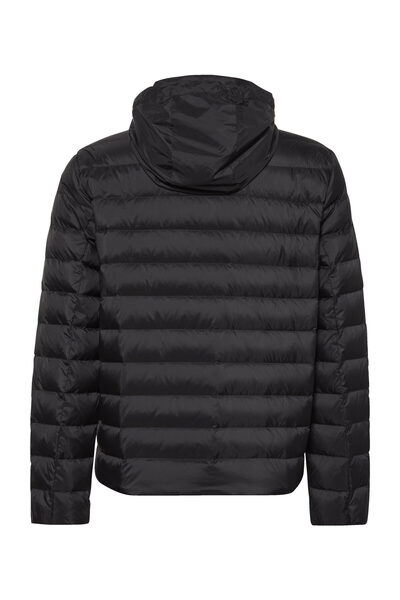 Calvin Klein Ls Nylon Lt Wt Hooded Fz Puffer