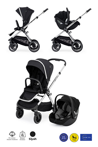 Kanz Explorer Autofold Travel Sistem Bebek Arabası Cole Black