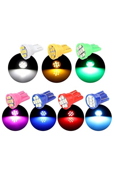 BALP 2 Adet Sarı Renk - Mini Dipsiz Led Park Ampulü T10 - Her Araca Uyar