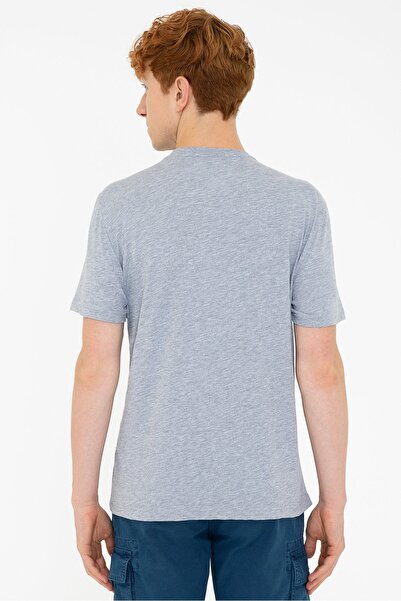 U.S. Polo Assn. Γκρι ανδρικό μπλουζάκι