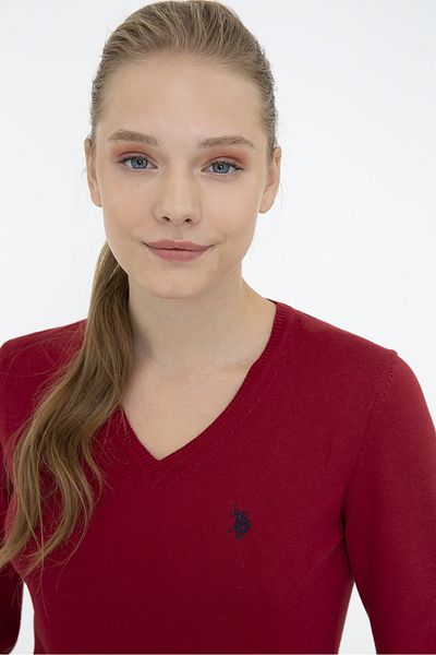 U.S. Polo Assn. Red Women's Sweater