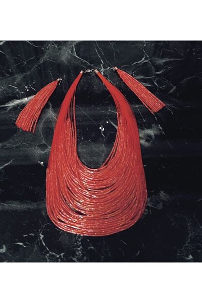 AL&SU BUTİK Bead Jewelry Set