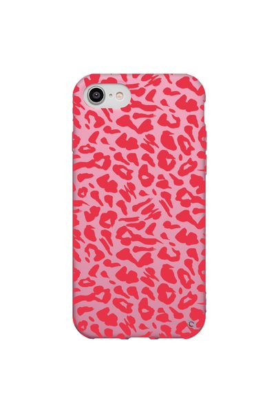 WANNA PROTECT iPhone 8 Premium Colorful Leopard Patterned Silicone Case with ...