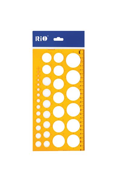 RİO PLASTİK Circle Template 1-36 Mm