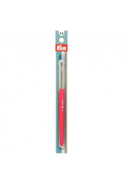 Prym Croșetă pentru tricotat manual cu mâner din silicon 14 cm 4,5 mm 195345