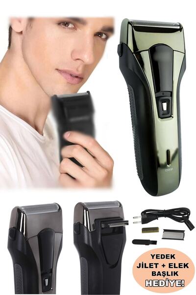 yopigo Shaver Profesyonel Şarjlı Sıfır Sakal Kesme Tıraş Traş Makinesi Yedek ...