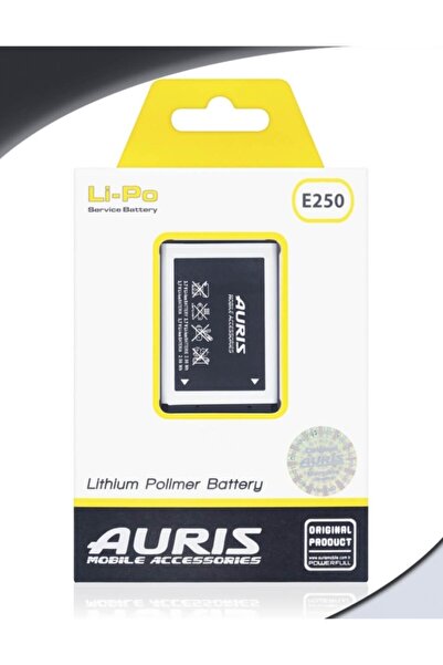 CABOTECH Auris E250 Telefon Bataryası Yüksek Kapasiteli Lityum Polimer Dc 3.7v