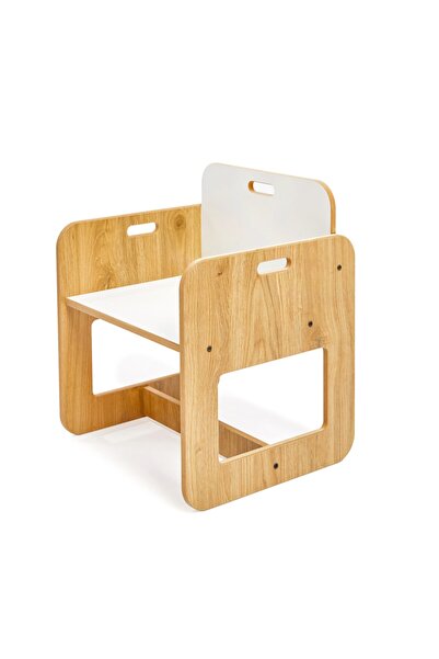 Minera 2-4 Yaş Kumru Montessori Ahşap Çocuk Oyun, Çalışma, Aktivite Sandalyesi