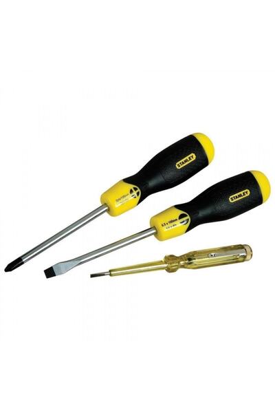 Stanley Tornavida Takımı 3 Parça - Cushiongrip 0-65-012