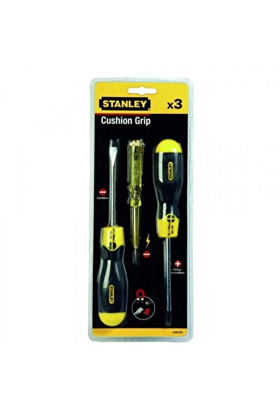 Stanley Tornavida Takımı 3 Parça - Cushiongrip 0-65-012