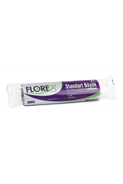 Florex 526 Standard Garbage Bag Large 65x80cm Blue 10 x 10 Pack