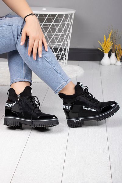 Khayt Γυναικείες μπότες Fashion Suprome με φερμουάρ Wedge Heel