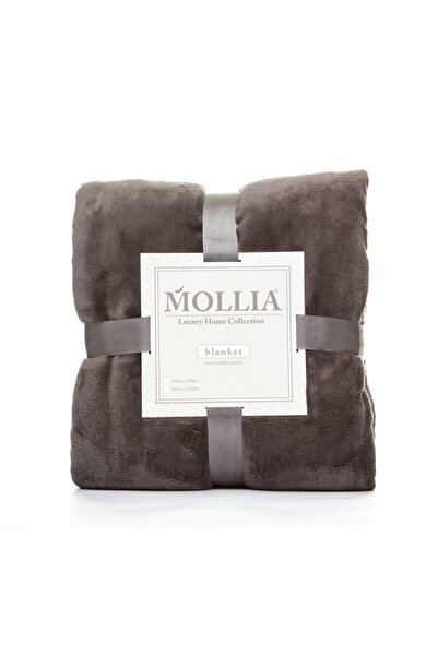 Mollia Mollıa Tek Kişilik Battaniye Antrasit