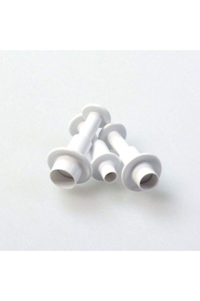 öztürkler Round Figured 3-Piece Injector Sugar Dough Mold