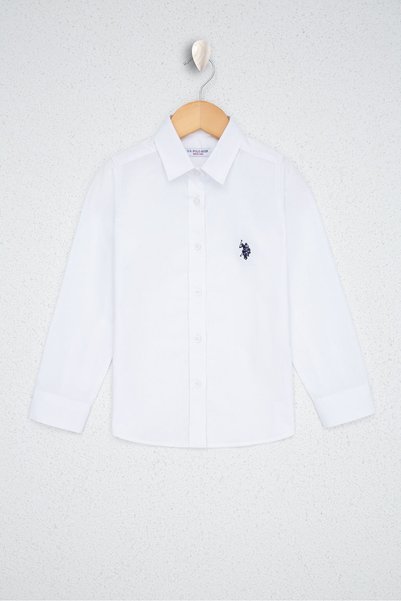 U.S. Polo Assn. White Girl's Shirt