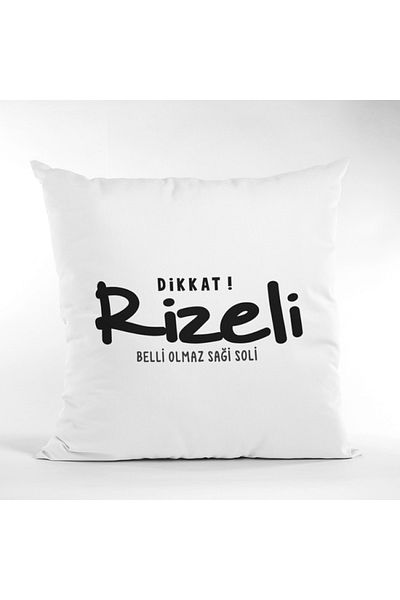 IŞILAY REKLAM Attention Rizeli Not Waisted Right Side Soli Pillow