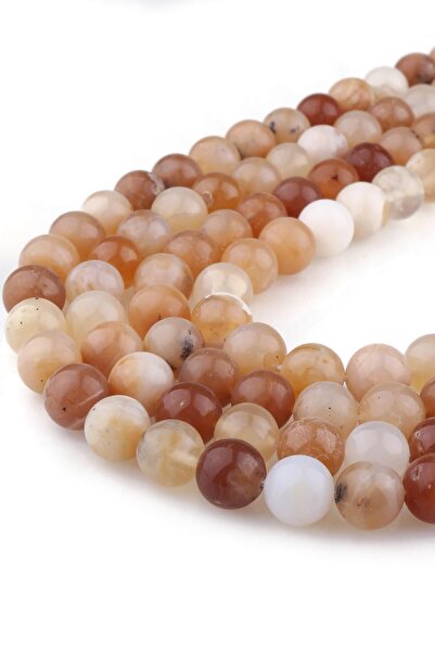 Dünya Doğal Taş Σειρά πέτρας Opal 10 mm διάφανη καφέ - Dz4079