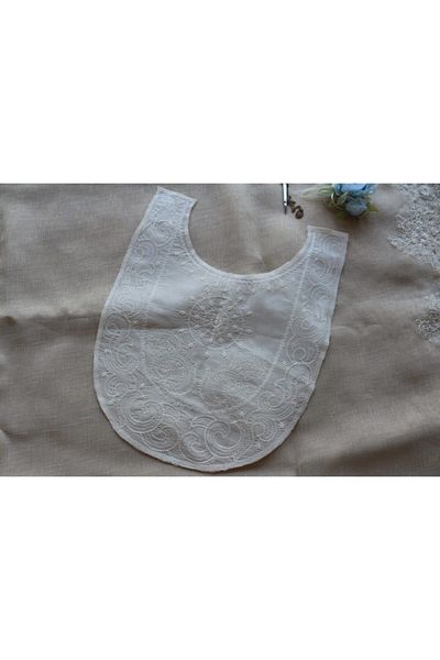 SHERLOCK HOME Cotton Scallop Raw Collar