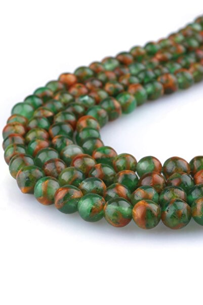 Dünya Doğal Taş Piatra de agat opal verde de 6 mm - Dz4074-y