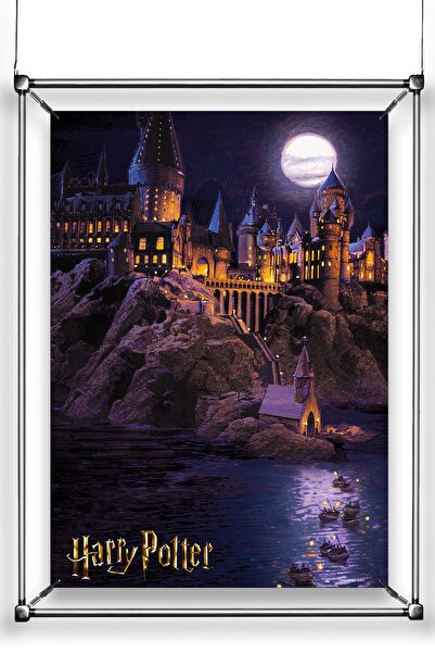 GiFi Poster & Film Afişi Harry Potter 35x50 Hogwarts Binası Lisanslı