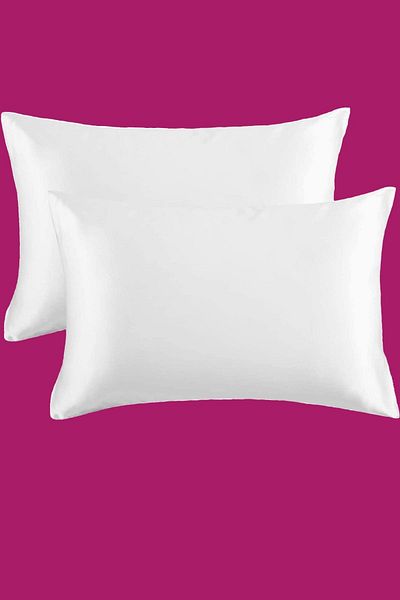 AS TEKSTİL Cotton Satin 2-Piece Pillow Set - Case and Duvet