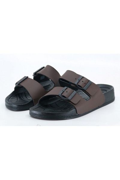 Ceyo Καφέ Ορθοπεδικές Παντόφλες Bermuda-m2