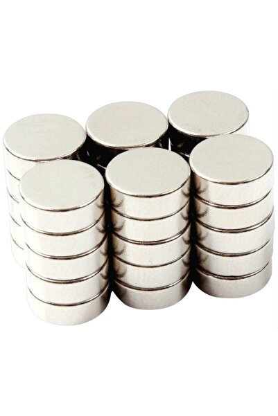 Dünya Magnet 10 Adet 15mm X 5mm Yuvarlak Süper Güçlü Neodyum Mıknatıs (10'lu ...