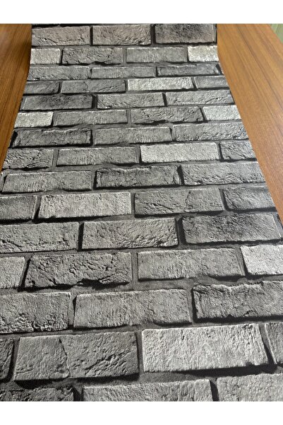 BAŞYAPI DİZAYN 3 Boyutlu Taş Desen Duvar Kağıdı (5m²)
