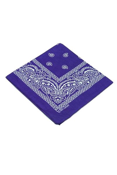 Fular Marketi Buy 5 Pay 4 Campaign 100% Cotton Scarf Bandana Purple