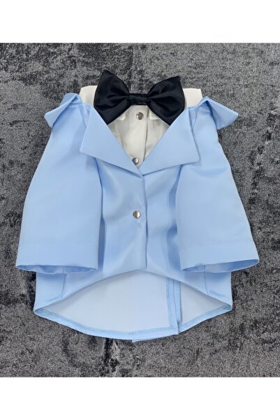 aria pet butik Köpek Kedi Smokin Ceket Gömlek Papyon