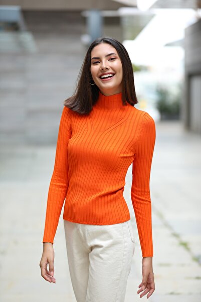 diaves Півкомір, смугаста, кольорова трикотажна блуза для жінок