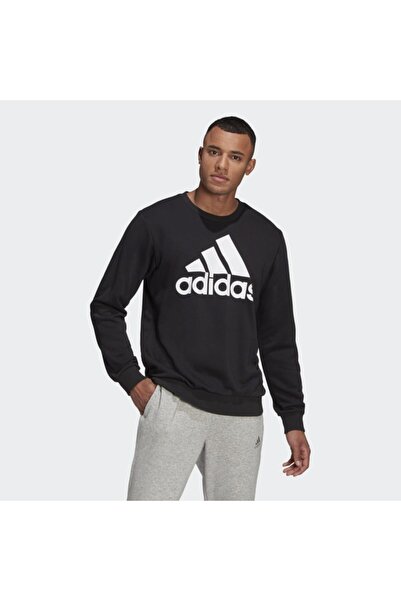 adidas Hanorac negru pentru bărbați M Bl Ft Swt - Gk9076