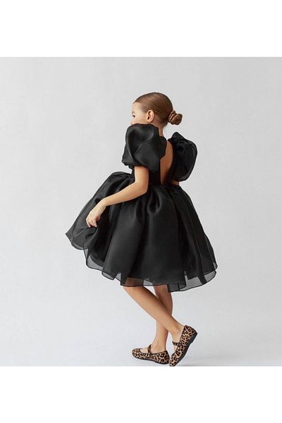 Da&Mira Rochie neagră de designer pentru fete