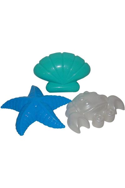 Polesie Molds - Crab + Starfish + Seashell 937 36544